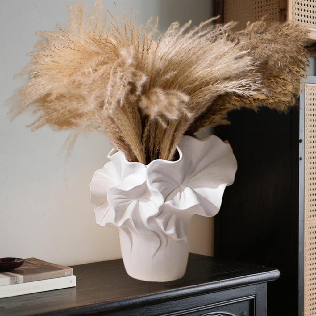 Ceramic Flower Vase Boho Ornament Multifunctional Simple Plant Pot Floral Arrangement for Desk Home