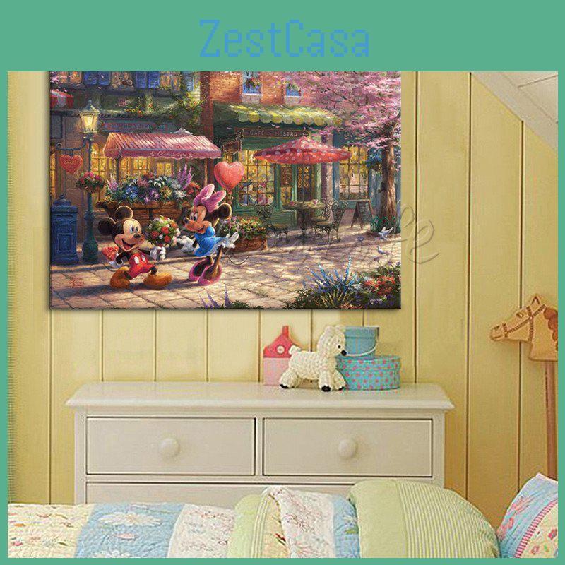 Micky Maus Themenmode Mädchengeschenk Feentapete für Schlafzimmerdeko