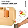 Water Storage With Spout Water Storage Tank With Lotion Dispenser Portable No Leakage Water Canteen For Backpacking Parties