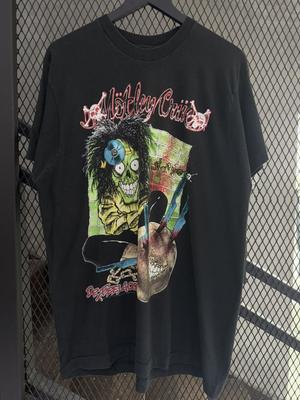 Motley Crue Dr. Feelgood Pushead Profanity Band Black Unisex Tshirt KH12235 Unisex T-Shirt
