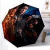Survival Post-Apocalyptic World Folding umbrella Umbrella 8 paraphenoid bones Three folds travel Sun umbrella