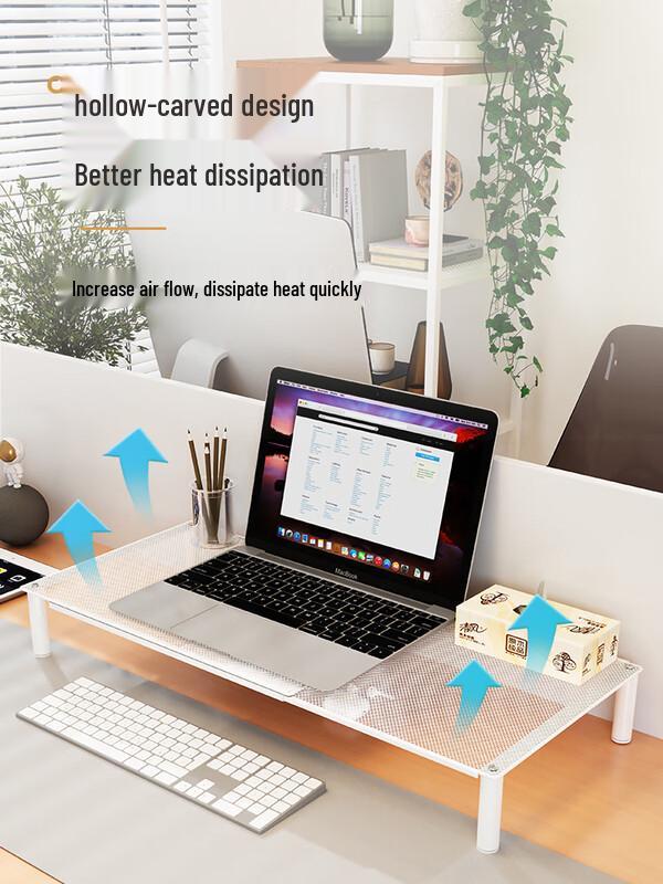 Extendable Laptop Cooling Stand with Wireless Charger