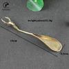 NEWEST Tea Scoops Shovel Brass Copper Deer Head Coffee Black Tea Spoon Powder Teaspoon Teaware Tea Ceremony Ice Cream