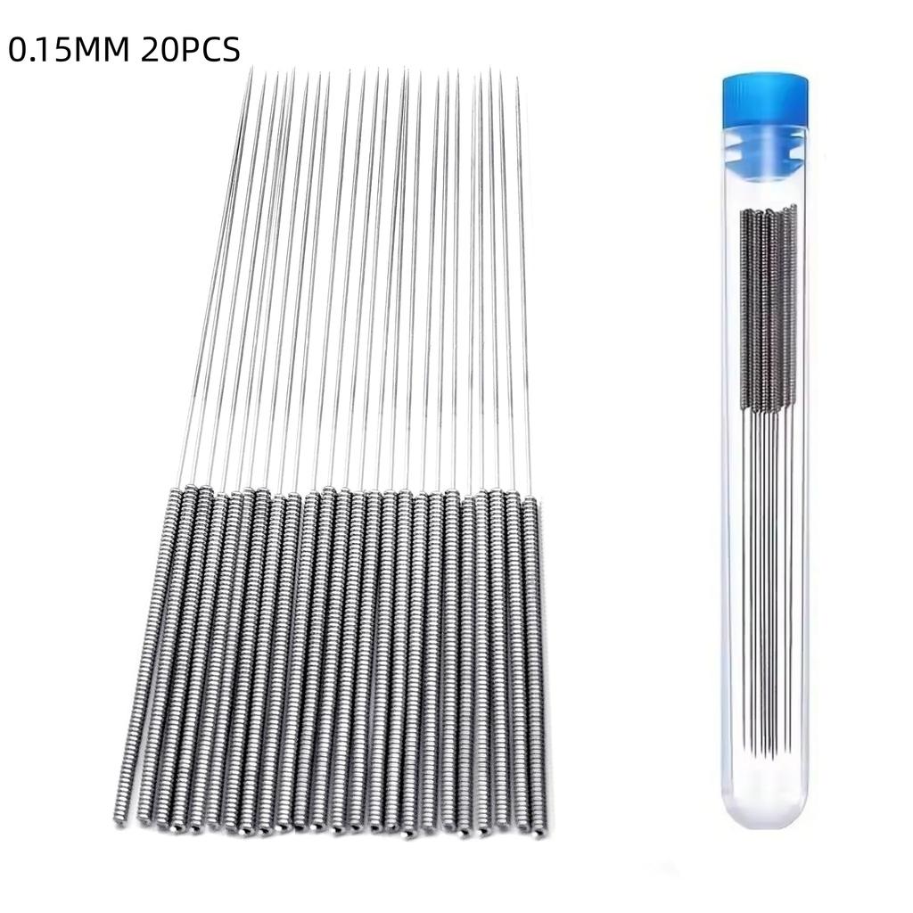 3D Printer Nozzle Cleaning Kit:20 Pcs Stainless Steel Nozzle Cleaner, 3D Printer Cleaning Needles for Creality Ender 3/K1/MK8/V6