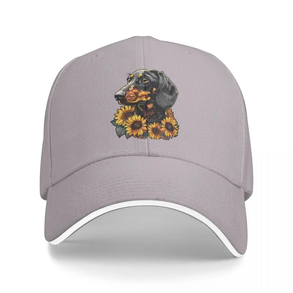 Dachshund Baseball Cap Fishing Caps Unisex Golf  Sun  Custom Girl'S Hats Unisex's