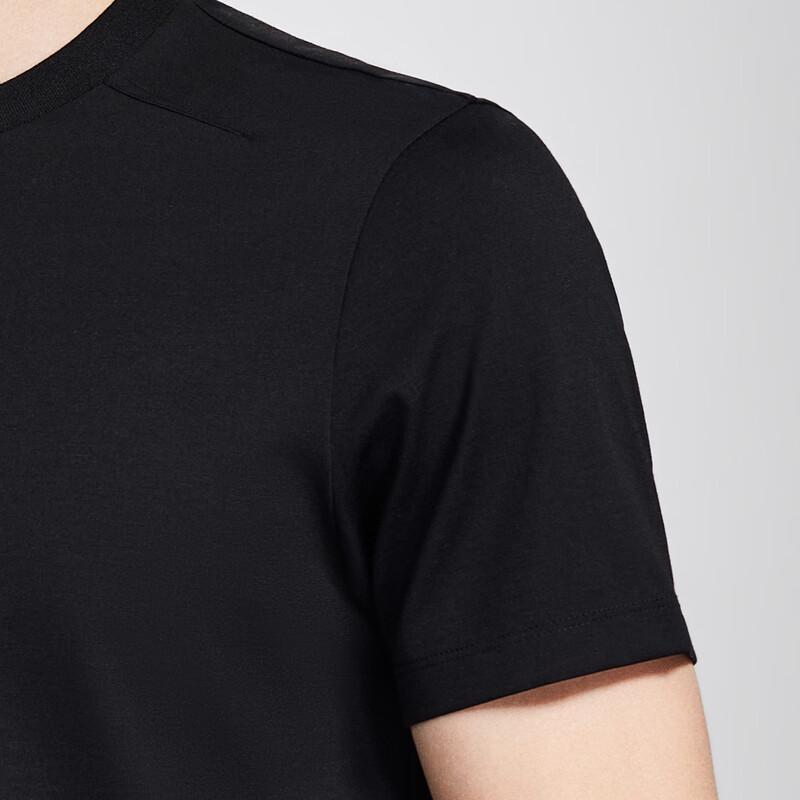 Antonio Herren atmungsaktives kurzärmeliges T-Shirt aus Modal-Wolle