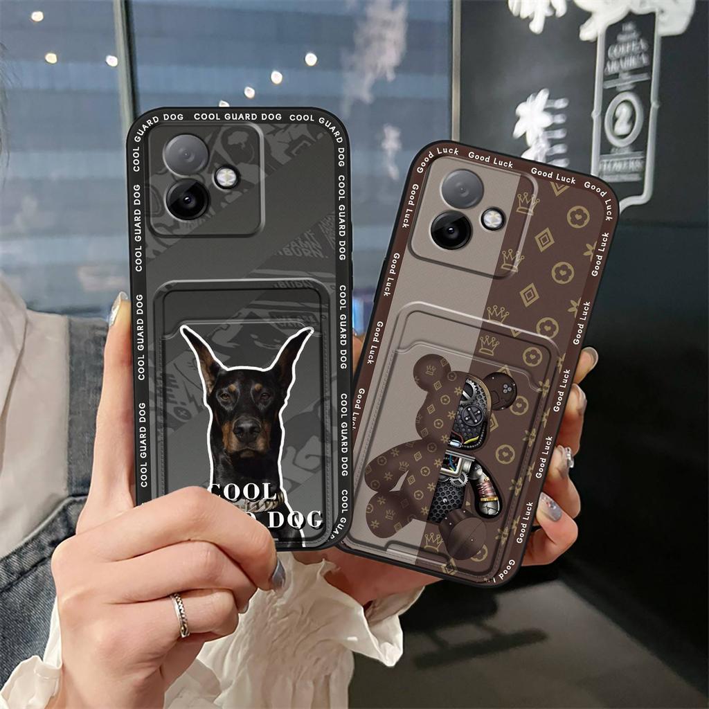 TPU Card sleeve Phone Case For Honor X60GT Graffiti Anti-dust Back Cover Fashion Design Cartoon protective Cute Durable