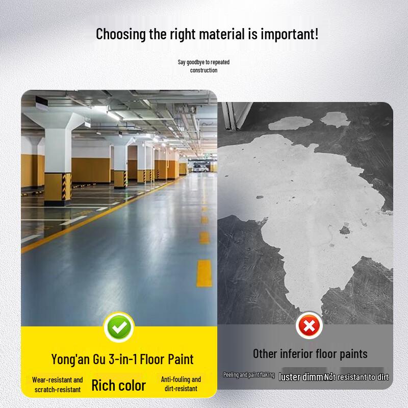 Yongangu allgll Indoor/Outdoor Water-based Floor Paint