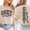 Christmas Sweatshirt Woman Cozy Season Sweatshirt Crew Neck Long Sleeve Fashion Comfortable Autumn and Winter Thermal Hoodie Top