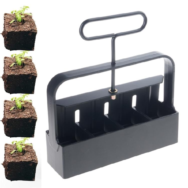 Soil Blocker 4 Cell Soil Block Maker  Handheld Block Maker Blocking