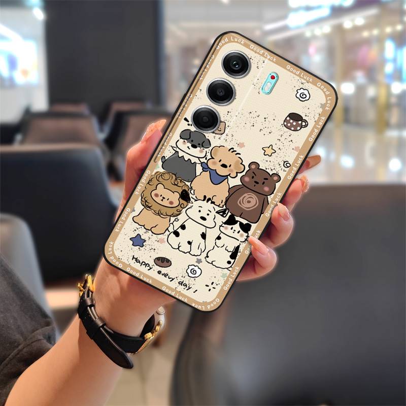 Silicone Dirt-resistant Phone Case For Tecno Camon40 Pro 5G/CM7 Back Cover Waterproof Cartoon Fashion Design Soft Case