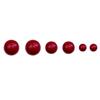 925 Sterling Silver Red Ankola Bead Earrings for Women - Elegant, Simple Pearl Design