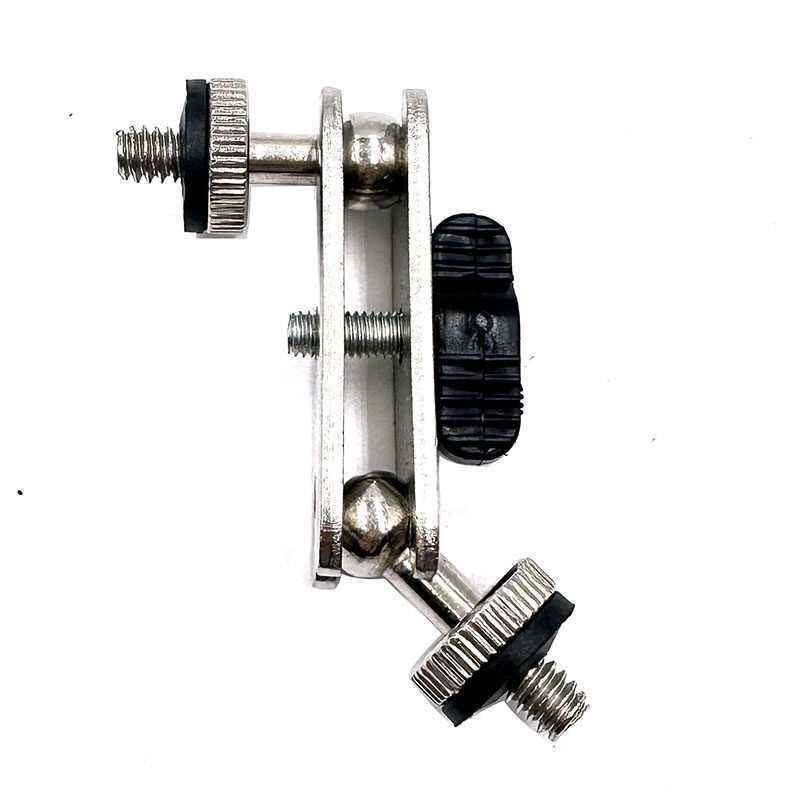 Universal Metal Claw Head Stand with Tablet and Phone Clip & Hose Adapter