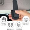 Sunglasses Holder for Sun Protects Premium Car Easy Magnetic Ideal for and Includes Card Glasses IC Card and Small Item Compatible with All Car Models