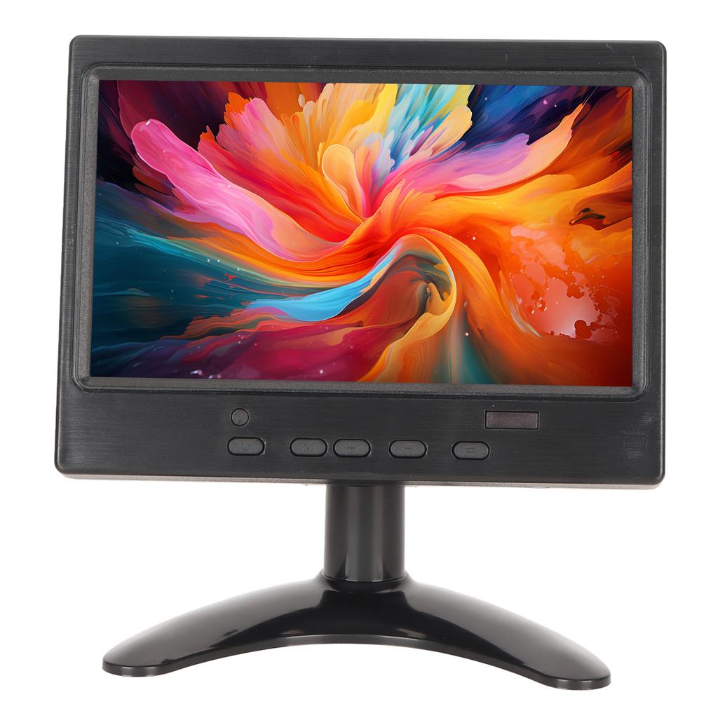 Monitor portabil de 7 inch, 1024x600, suportă interfață multimedia HD, afișaj portabil VGA AV cu