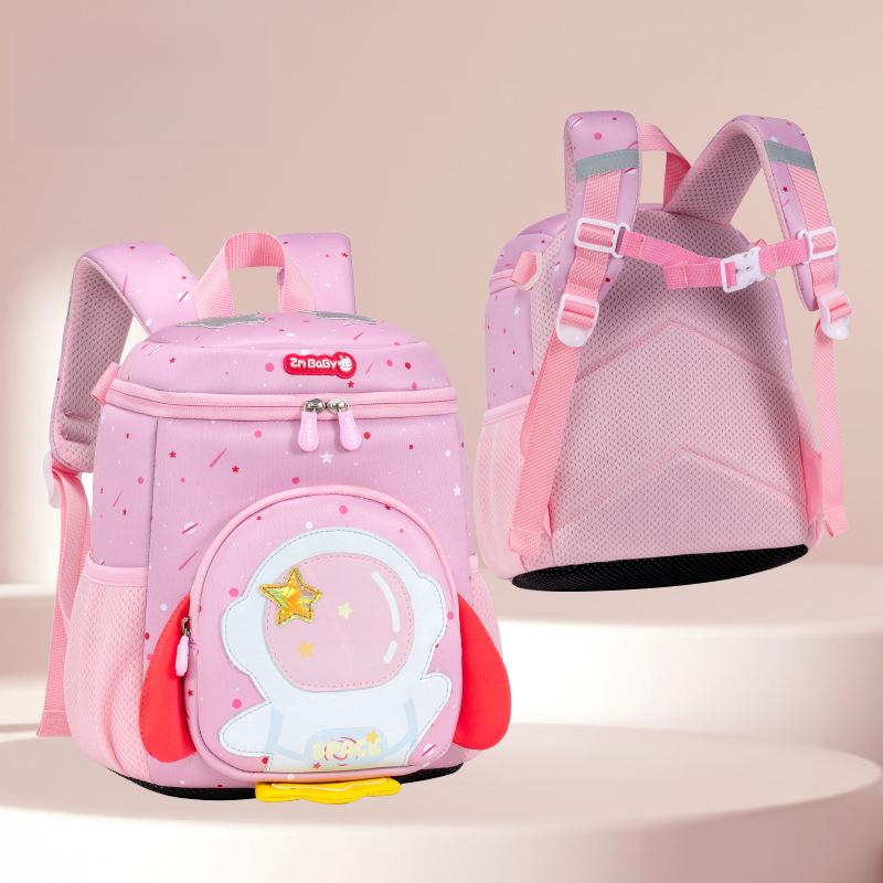 Sesame Baby New Kindergarten Backpack for Boys and Girls, Cute Cartoon Children's Backpack, Diving Material Backpack