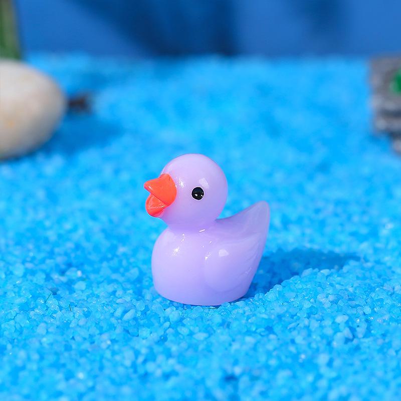 Miniature Yellow Duck Doll Accessories - Creative Micro Landscape Ornaments & Resin Pendant Crafts