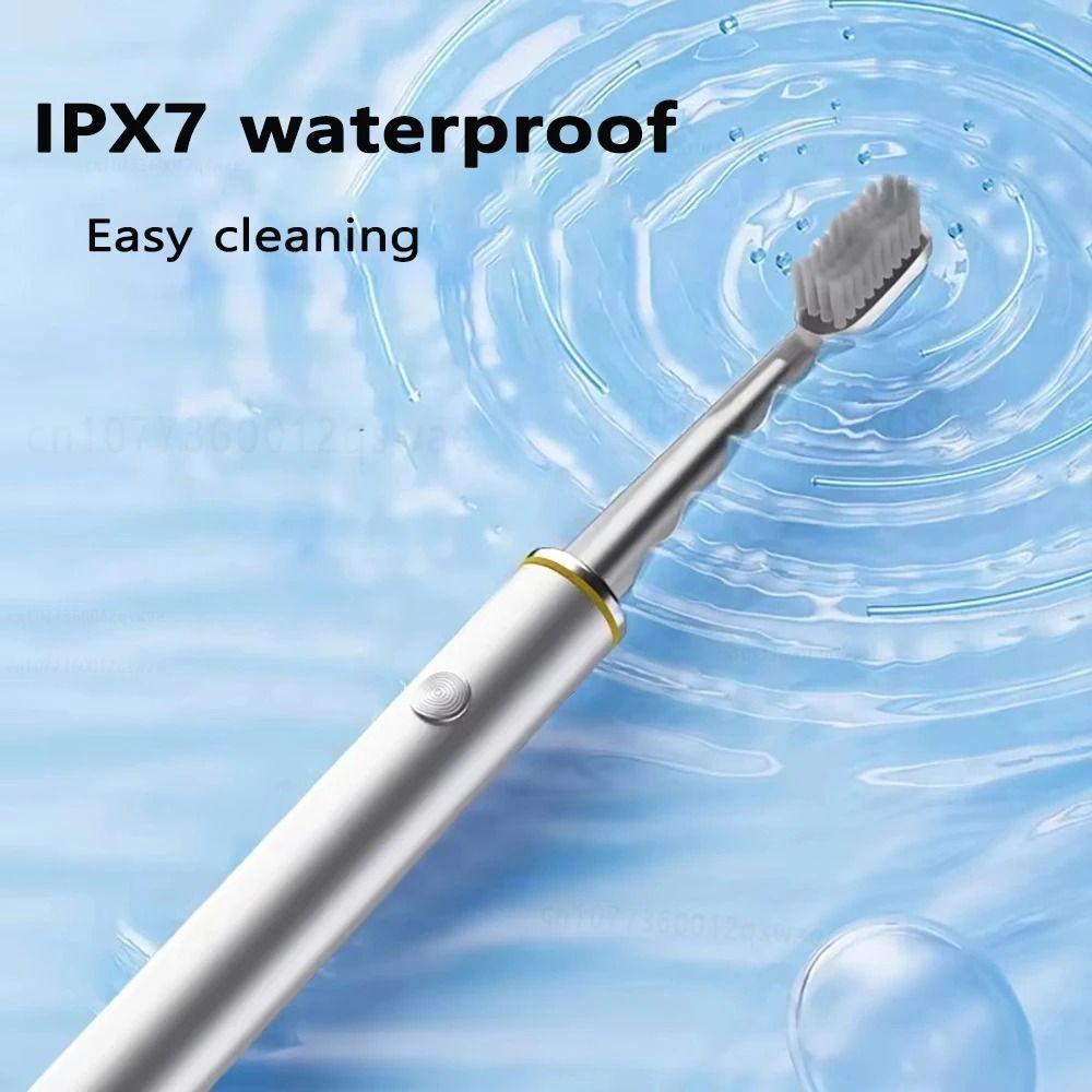 Soft Hair Women's Electric Toothbrush Waterproof Tooth Cleaner Teeth Cleaning Brush  Household