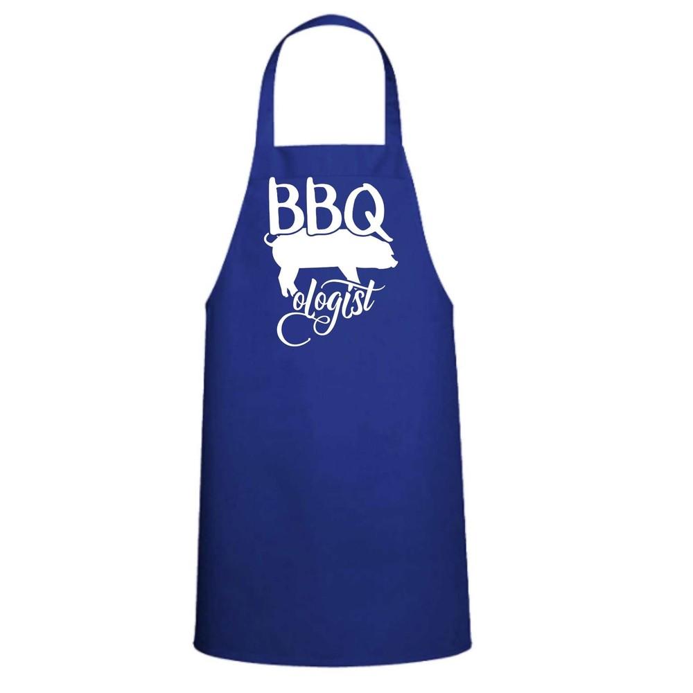 BBQ ologist Apron: Commercial-Gra wbr/ de 100% Spun Polyester - Royal Blue Unisex T-Shirt XXL