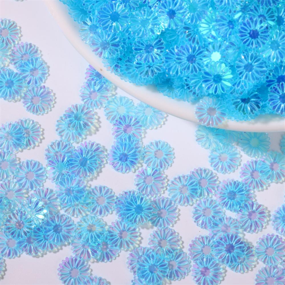 Phone Case Decor Daisy Sequins Glitter Nail Art Slime Fillers Flower Loose Sequins Handmade