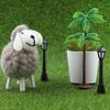 62KD Model Railway Train Lamp 4pcs Post Lights for Doll House Fairy Garden Ornaments