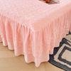 Baby Fleece Padded Bed Skirt Single Piece Winter Fleece Thickened Non-Slip Household Bed Cover Three-Piece Bedspread Universal In All Seasons