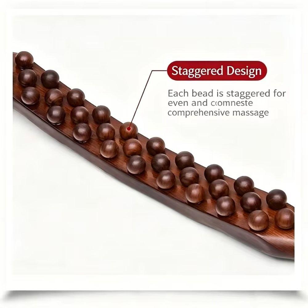 1Pcs 53cm Back Massage Stick Plastic Tendon Scraping Tool  for Muscle Relaxation and Daily Body Care