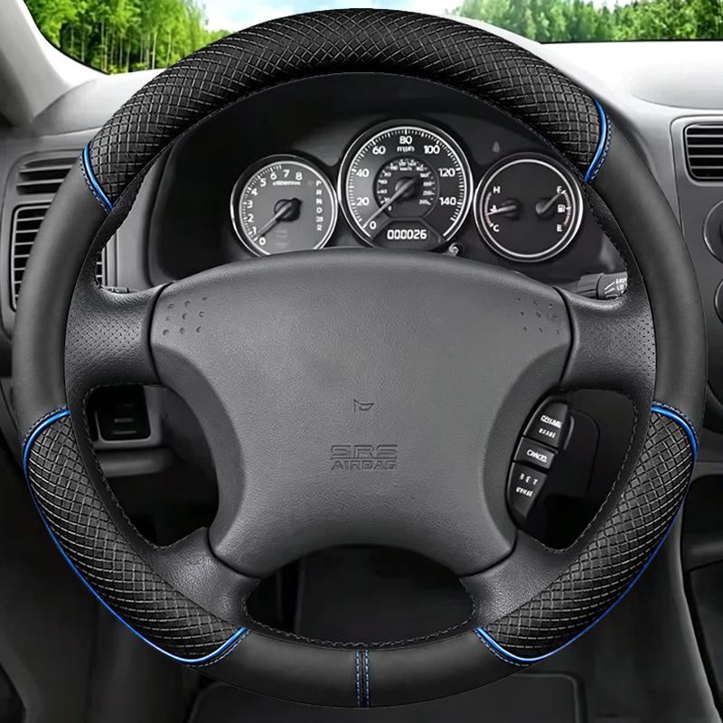 Braid Wheel Cover for Honda Civic 7 Coupe 2003 2004 2005 2006 DIY Car Steering Wheel Cover Accessory