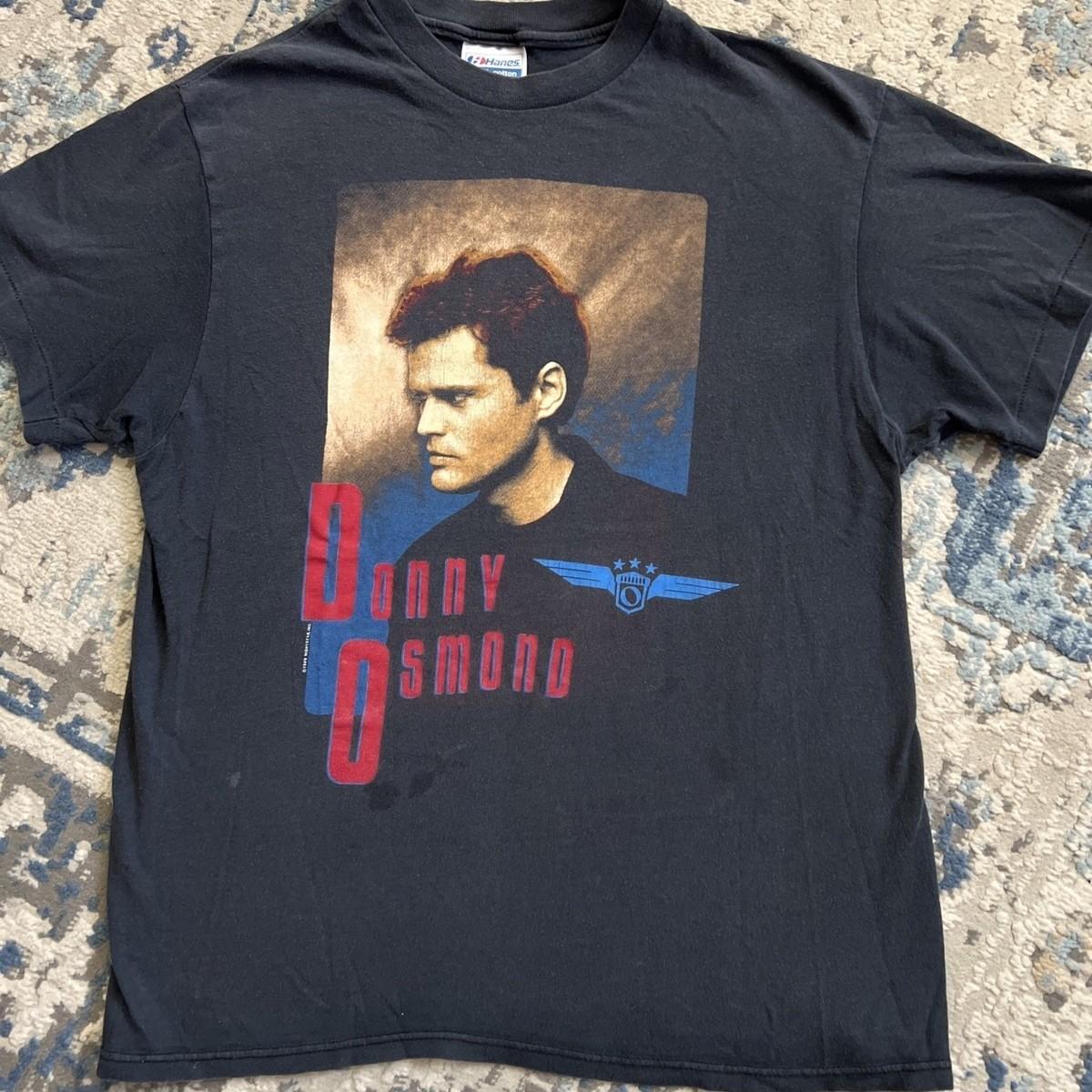 Rare Donny Osmond black vintage style Unisex Shirt All Size LO759 S