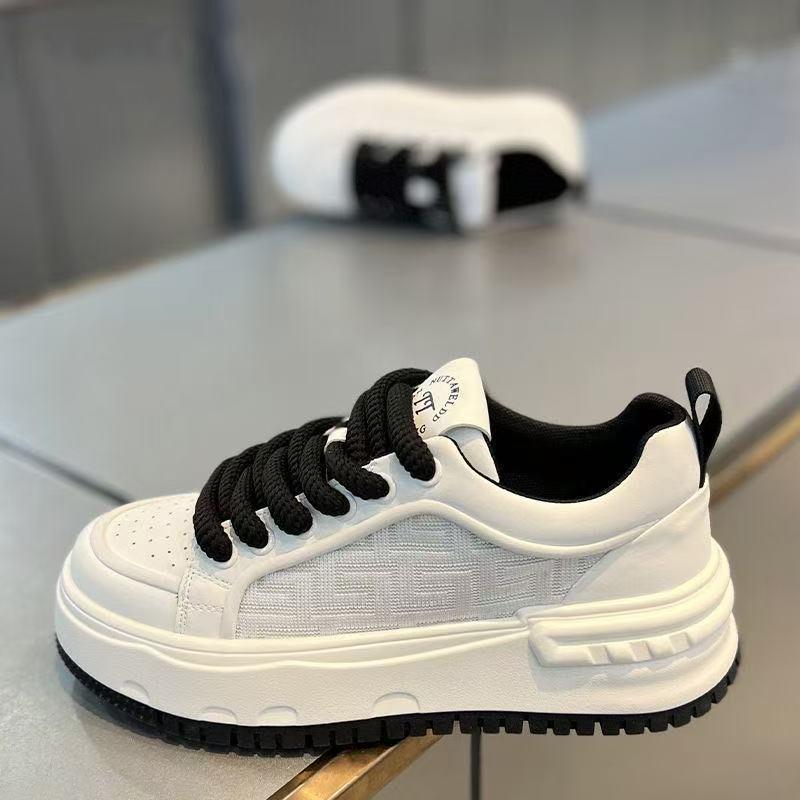 Casual board shoes thick sole invisible inner height increase CM spring and summer sports leisure mesh shoes
