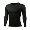 Men's Tight-Fit Long Sleeve Quick-Dry Base Layer for Autumn/Winter Sports
