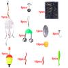 FTK Rod and Reel Combo Kit, Includes Spinning Reel (with Line), 1.8m/4.9ft Rod, Line, Artificial Bionic Lure, Sinker Hook Complete Set