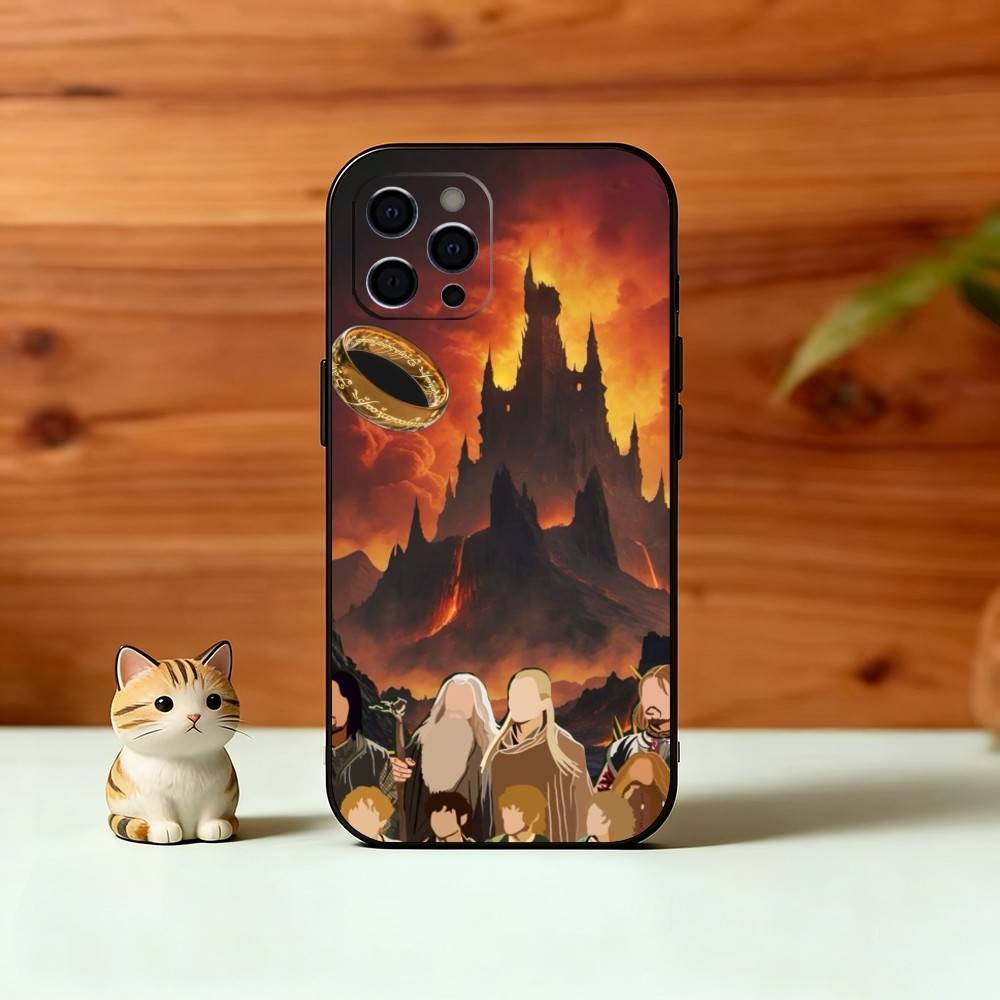 Lrd TV of Rngs Phone Case For iPhone 17, 16,15,14,13,12,11 Plus,Pro Max, Others Soft Black Cover
