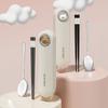 Portable 304 Stainless Steel Tableware Set Spoon Chopsticks With Pull-out Cutlery Box Travel Picnic Cute Dinnerware Set