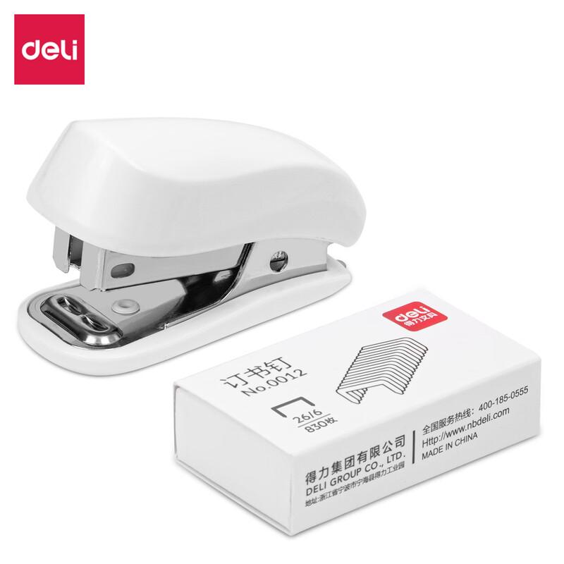 Deli 0255 Mini Portable Stapler Set