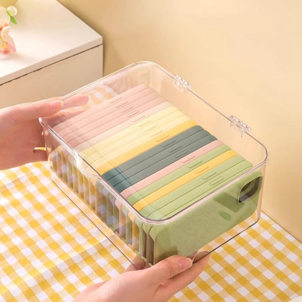 

Acrylic Sundries Storage Basket Transparent Desk Organizer New Phone Case Organizer прозрачный