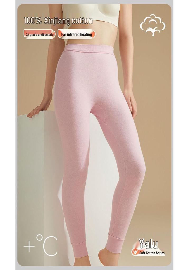 Yalu Women's Plus Size Cotton Base Layer Trousers - Warm, Thin, All-Cotton Thread Pants for Autumn/Winter 2025.