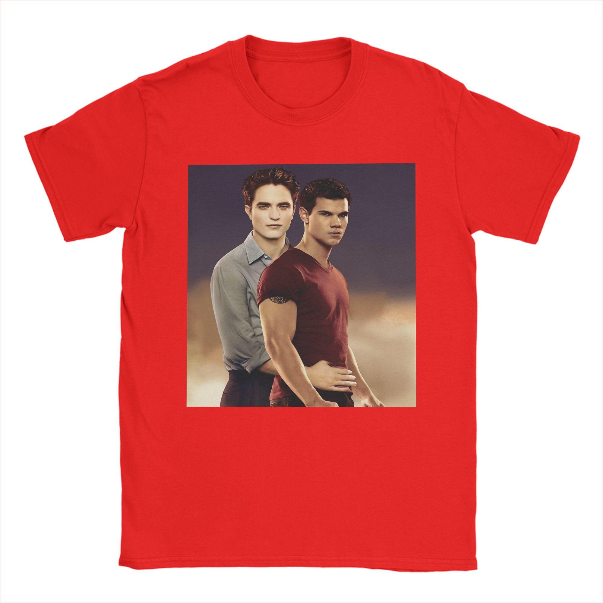 

Mens TShirts Twilight Jacob Edward Funny 100 Cotton Tee Shirt Short Sleeve T Shirts Crew Neck Clothes Gift Idea S