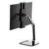 Heavy Duty Portable Monitor Stand Mount For Devices 360°Rotation Adjustment Height Aluminum Construction Holder