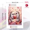Purple hedgehog Pattern  3pcs 100% Round Full Drill 5D DIY Diamond Painting Embroidery Cross Stitch Rhinestone Décor