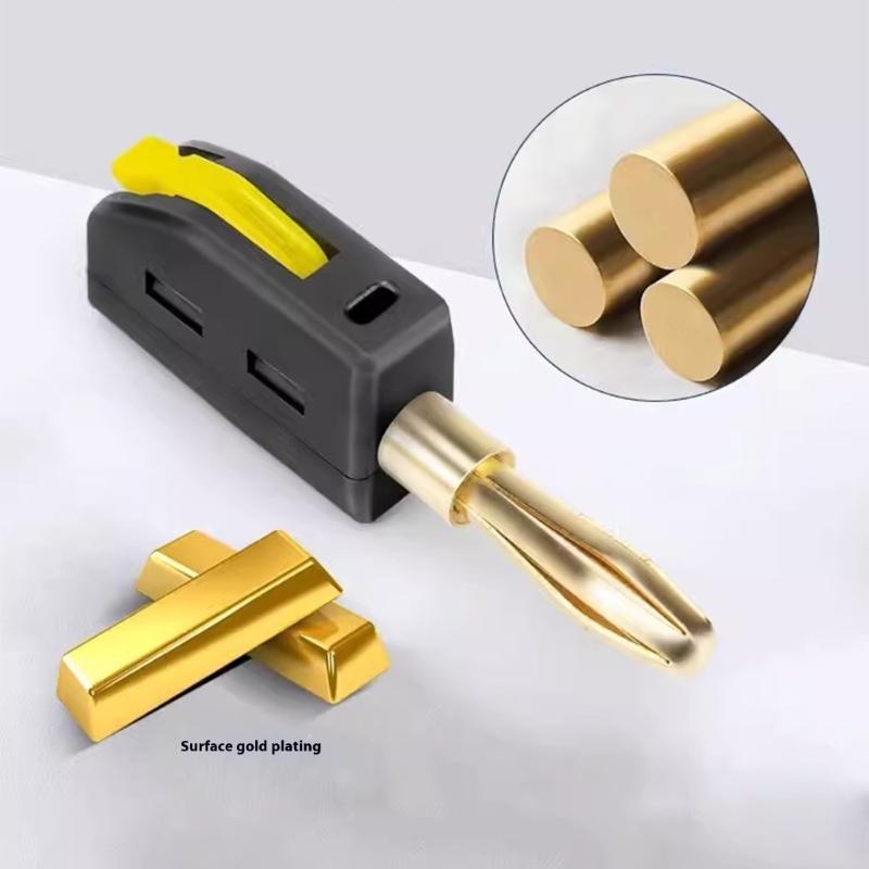 Banana Plugs To Plugs Test Cables 4mm Silicone Wire Electrical Meter Probes Gold Plate Banana Connector for Testing