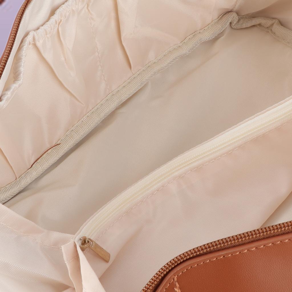 Kosmetyczka PU Wodoodporna Duża Pojemność Projekt Przegródek Przenośna Delikatna Kosmetyczka do Makijażu