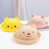 Cartoon Animal Children Bucket Hats Sunbonnet Panama Cap 1-3Y Baby Straw Hat  Kids