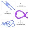 7 Ring Yoga Stretch Band Portable Size Pull Up Assist Band Silicone Elastic Stretcher  Gym Exercise