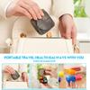 7PCS Pill Box Organizer Small Compact Modular Design Detachable High-visibility Color Container for Medication And Supplements