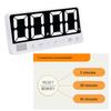 Digitaler Timer Zähl-Up/Down-Timer Tisch-Magnet-Timer LED-Anzeige Timer Koch-Timer Stoppuhr für Klassenzimmer Büro