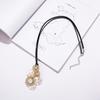 Fashion Versatile Sweater Chain Round Geometric Metal Trend Premium Ladies Long Necklace