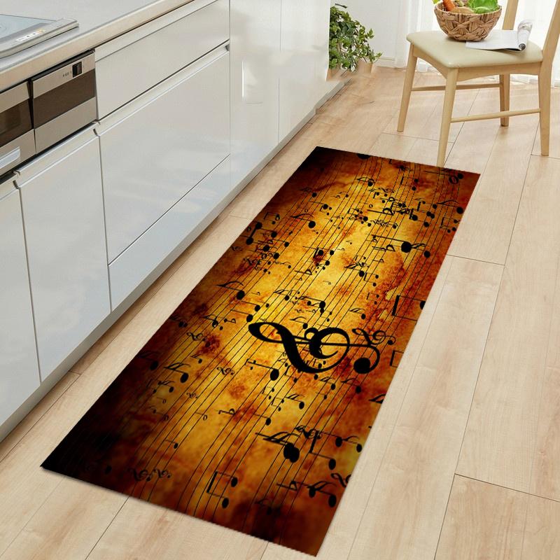 Tappeto stampato in 3D serie tastiera di pianoforte, tappeto grande, tappeti per soggiorno camera da letto, tappeti per cucina Tappetini antiscivolo