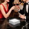 Delicate Acrylic Tissue Boxes Napkin Holder Premium Paper Towel Napkin Organizer for Cocktail Bathroom Kitchen & Dining