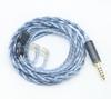 QDC with Furukawa Copper and Coaxial Earphone Upgrade Replacement Cable for Chinese QDC Earphones [JSHiFi-VENUS] 4.4mm Re-Cable, Silver-Plated